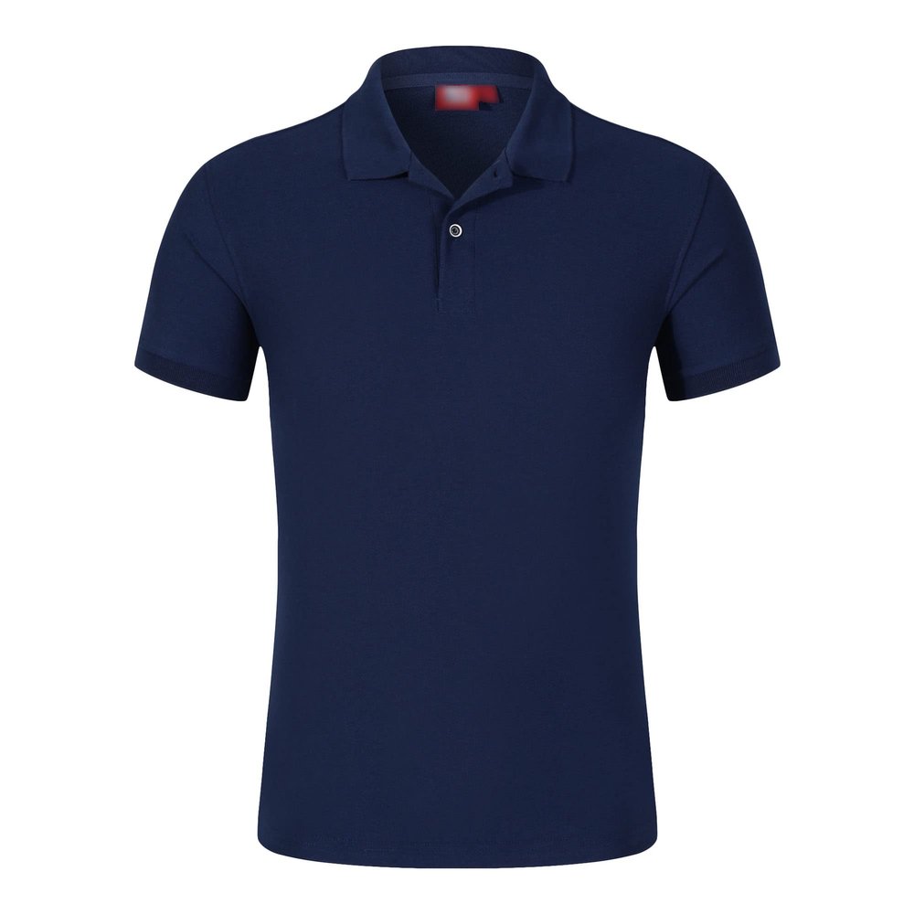 Maiyifu-GJ Men's Soft Cotton Blend Polo Shirt Cool Moisture-Wicking Performance Golf Tee Business Casual Short Sleeve (Dark Blue 2,US Size XS Asia S)