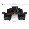 Tactical Aluminum Alloy Binocular Bridge Folding Arm Mount Bracket for PVS14 Dual Night Vision Mount view 4