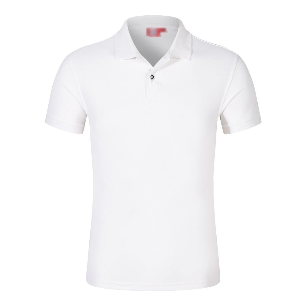 Men's Soft Cotton Blend Polo Shirt Cool Moisture-Wicking Performance Golf Tee Business Casual Short Sleeve (White,US Size M Asia L)