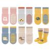 YALOJE Baby Non Slip Socks with Grippers Cute Infant Anti Slip socks for Toddler and Kids Walking Crew Socks 5 pairs Colors F6-12 Months view 1