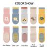 YALOJE Baby Non Slip Socks with Grippers Cute Infant Anti Slip socks for Toddler and Kids Walking Crew Socks 5 pairs Colors F6-12 Months view 2