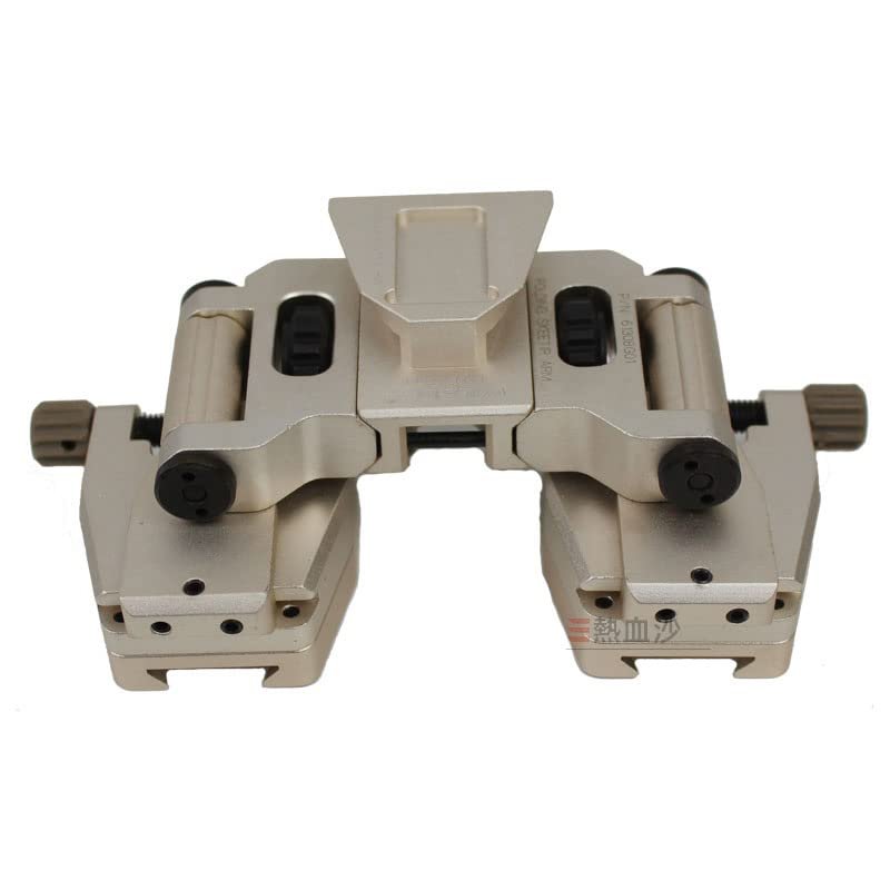 Tactical Aluminum Alloy Binocular Bridge Folding Arm Mount Bracket for PVS14 Dual Night Vision Mount