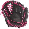 Zett BRGB35370Z Soft Baseball Glove Fine Play All-Round, Black x Pink, Right Throw view 2