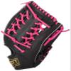 Zett BRGB35370Z Soft Baseball Glove Fine Play All-Round, Black x Pink, Right Throw view 4