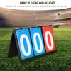 Flip Scoreboard, 2/3/4 Digit Portable Scoreboard for Various Sports, Soccer, Basketball, Table Tennis, etc (Three Digit Scoreboard view 4