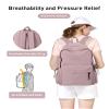 BJLFS Purple Backpack for Girls Women, Waterproof High School Bookbag, Lightweight Casual Travel Daypack,Classic Basic College Backpack, Middle School Bag for Teen Girls Boys Cute Back Pack view 3