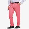 YND Men's Business Suit Pants Slim Fit Flex Flat Front Pant, Pink, X-Small view 2