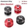 BOXKAT 34mm Headset, Straight Tube Frame Headsets 1-1/8Inches Bike Accessory Black Red Machining Aluminum Alloy (Color : Red, Size : 34mm) view 3