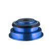 44-55mm Bike Headset Aluminum Alloy Mountain Bike Headsets Bearing with Top Cap Straight Tapered Frame Accessory (Color : Blue) view 1