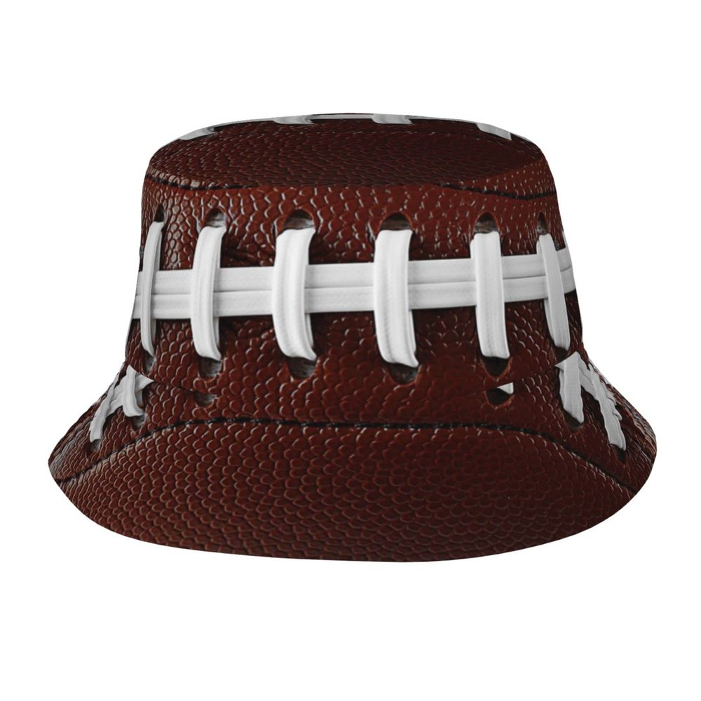 American Football Bucket Hat for Men Women Summer Fisherman Cap Beach Sun Hat Funny Packable Hat Travel Outdoor Sport Camping