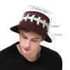 American Football Bucket Hat for Men Women Summer Fisherman Cap Beach Sun Hat Funny Packable Hat Travel Outdoor Sport Camping view 3