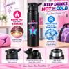 Kigeli 9 Piece Gymnastics Gift Set, Bottle, Drawstring Bag & 50 Stickers view 4