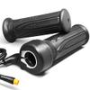 MUSELK Electric Bike Full Twist Throttle Right Handle Throttle 24V 36V 48V 60V 72V with 3 pin Waterproof/SM Connector for EBike or Folding Electric Scooter (20X-Full-WP) view 1