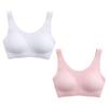 YACCA Girls Seamless Bra Ultra Comfort Soft,Removable Thin AA Cup,Invisible Dig-Free Teen Bras,Girls Training Bra 8-10 10-12 12-14 14-16 16-18 Years Old view 1