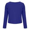 JOFOW Women Cotton Li NEN Suit Fashion Comfortable Short Sleeve and Long Pants Solid Color view 3
