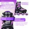Sowume Adjustable Blades for Roller Girls Boys and Kids, Roller Skates for Blades Adult Women and Men, Female and Male, Inline Skates with All Light Up Wheels, Patines para Mujer and adultos Hombre view 3