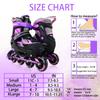 Sowume Adjustable Blades for Roller Girls Boys and Kids, Roller Skates for Blades Adult Women and Men, Female and Male, Inline Skates with All Light Up Wheels, Patines para Mujer and adultos Hombre view 4