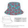 Shrimp Bucket Hat for Men Women, Funny Summer Beach Fishing Hat, Packable Outdoor Sun Fisherman Hat view 2