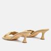 London Rag Women's Woven Strap Spool Heel Sandals view 4
