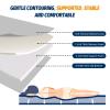 CYMULA CertiPUR-US Memory Foam Camping Mattress Pad, Portable Foam Sleeping Pad for Camping, Roll up Sleeping Mat for Adults Floor Mattress Guest Floor Bed for Sleepover, Car, Tent SUV Cot Mattress view 2