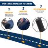 CYMULA CertiPUR-US Memory Foam Camping Mattress Pad, Portable Foam Sleeping Pad for Camping, Roll up Sleeping Mat for Adults Floor Mattress Guest Floor Bed for Sleepover, Car, Tent SUV Cot Mattress view 3