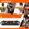 HOTWAVE Portable Exercise Equipment with 16 Gym Accessories,20 in 1 Push Up Board Fitness,Resistance Bands with Ab Roller Wheel,Full Body Workout at Home view 2