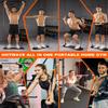 HOTWAVE Portable Exercise Equipment with 16 Gym Accessories,20 in 1 Push Up Board Fitness,Resistance Bands with Ab Roller Wheel,Full Body Workout at Home view 4