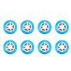 JHKJ 85A Inline Skate Replacement Wheels PU Wear Resist Sliding Intended for Wheels Replacement Training Wheels 90mm, 100mm, 110mm,Blue,110mm view 1