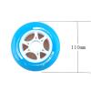 JHKJ 85A Inline Skate Replacement Wheels PU Wear Resist Sliding Intended for Wheels Replacement Training Wheels 90mm, 100mm, 110mm,Blue,110mm view 2