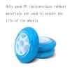 JHKJ 85A Inline Skate Replacement Wheels PU Wear Resist Sliding Intended for Wheels Replacement Training Wheels 90mm, 100mm, 110mm,Blue,110mm view 4