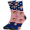 D-Story Custom Face Socks with Photo: Made in USA, Personalized Multiple Socks Funny Novelty Fathers Day Gift for Men Women view 1