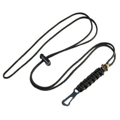 HorixGear HG704 Paracord Lanyards Keychains with General Skull, Necklace Keychain Wrist Strap Parachute Rope, Braided Strong Lanyard for Outdoor Activities, Wallet and Keys