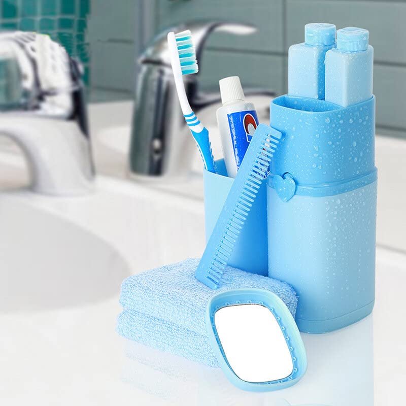 Acofuns BX-123 Protable Bathroom Wash Gargle Suit Wash Cup Travel Camping Shampoo Bottle Set