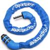 Sportneer Bike Lock: 5 Digit Combination High Security Anti Theft Bike Chain Lock - 3.2/3.6/4ft Heavy Duty Resettable Keyless Bicycle Lock for Bike, Motorcycle, Scooter, Door & Gate - 6mm Thick view 1