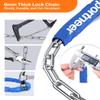 Sportneer Bike Lock: 5 Digit Combination High Security Anti Theft Bike Chain Lock - 3.2/3.6/4ft Heavy Duty Resettable Keyless Bicycle Lock for Bike, Motorcycle, Scooter, Door & Gate - 6mm Thick view 4