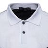 Man's Casual Classic Fit Golf Shirt Lightweight Moisture Wicking Polo Tee Color Block Collared Short Sleeve (Black,US Size L Asia XL) view 3