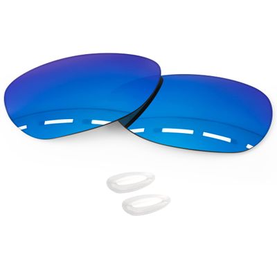Forobb 1.6MM Polarized Replacement Lenses & Nosepieces for Oakley Caveat OO4054 Sunglasses - Sapphire Blue - Polycarbonate Polarized