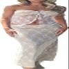 Vintage Lace Maxi Skirt Set Women 2 Piece Outfit Strapless Split Tube Top and Maxi Skirt Set Summer Going Out Streetwear (A White, L) view 1