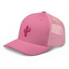 RIVEMUG Women Cactus Tree Pink Embroidery Trucker Hat Western Cowgirl Rodeo Baseball Cap Adjustable Cowboy Snapback for Women view 1