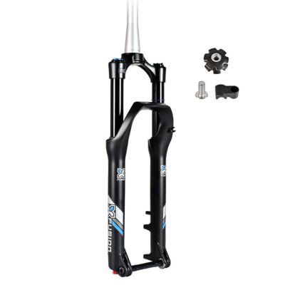 ZECHAO 120mm Travel Suspension Front Fork,27.5/29in Disc Brake 15 * 110mm Axle Rebound Adjustment Mountain Bike,Off-Road,XC,Downhill Bike (Color : Manual Lock, Size : 29inch)