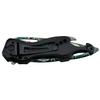 MTECH USA Folding Knife, 3.75-Inch Half-Serrated Blade, Titanium Coating, Glass Breaker, Pocket Clip (Leaf) view 2