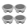 Akozon Air Vent Outlet, 4pcs Boats Airflow Vent Cover 3.5in Stainless Steel Airflow Vent Grille High Polished Boats Air Outlet Cap For Yachts RVs view 1