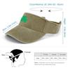 Distressed Luck Clover Sun Visor Hat Adjustable Sports Visor Cap Cotton Sun Protection Cap view 2