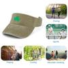 Distressed Luck Clover Sun Visor Hat Adjustable Sports Visor Cap Cotton Sun Protection Cap view 3