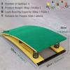LXLZYXSF Curved Inclined Springboard - Load 176lbs, Beginners Kids Adults Somersault Jumping Aid Tool for Gymnastics Kung Fu, Wood Elastic Board (Color : Green, Size : 4 springs-60x120cm) view 4