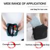 CCLEOOCOO Sanitary Napkin Storage Bag,Leather Waterproof Feminine First Period Bag with Zipper for Teen Girls Women,Small Makeup Pouch,Wallet,Card Storage Pouch,Coin Wallet view 4