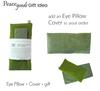 Peacegoods Eye Pillow COVER Pack of (4) Bulk Wholesale - Cotton Washable Fits most Eye Pillows - Yoga Massage Meditation Aromatherapy - green pink flowers geometric view 3