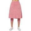 Women Knee Length Skirts with Leggings,Skirted Leggings Skorts Capris for Swimg Skirts Women Skort Zipper Pockets(Pink 4XL) view 3