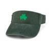 Distressed Luck Clover Sun Visor Hat Adjustable Sports Visor Cap Cotton Sun Protection Cap view 1