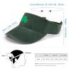 Distressed Luck Clover Sun Visor Hat Adjustable Sports Visor Cap Cotton Sun Protection Cap view 2